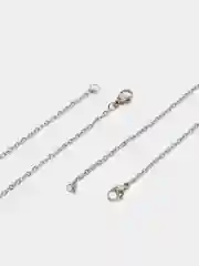 Серебряный парные цепочки "Инь-янь" для лучших друзей, для пары
