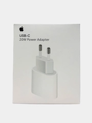 Блок питания для iPhone, Apple с Type-C, быстрая зарядка 20W, USB-C