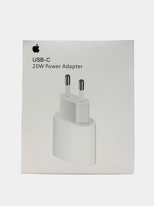 Блок питания для iPhone, Apple с Type-C, быстрая зарядка 20W, USB-C