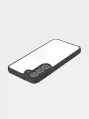 Прозрачный чехол для Samsung Galaxy S23 пластиковый ROSCO противоударный с силиконовой окантовкой