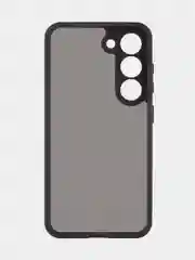 Черный чехол для Samsung Galaxy S23 пластиковый ROSCO противоударный с силиконовой окантовкой