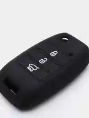Черный чехол для ключа KIA силиконовый