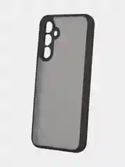 Черный чехол для Samsung Galaxy S23 Plus пластиковый ROSCO противоударный, силиконовая окантовка