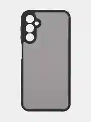 Черный чехол для Samsung Galaxy A24, пластиковый, ROSCO, противоударный, с силиконовой окантовкой