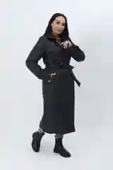 Черный плащ женский