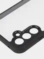 Прозрачный чехол для Samsung Galaxy A34 пластиковый с силиконом ROSCO противоударный с защитой камер
