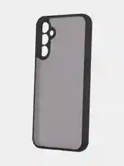 Черный чехол для Samsung Galaxy A34 пластиковый с силиконом ROSCO противоударный с защитой камер