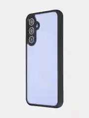 Прозрачный чехол для Samsung Galaxy A54 пластиковый ROSCO противоударный, с силиконовой окантовкой