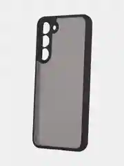Черный чехол для Samsung Galaxy A54 пластиковый ROSCO противоударный, с силиконовой окантовкой