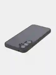 Черный чехол для Samsung Galaxy A54 пластиковый ROSCO противоударный, с силиконовой окантовкой