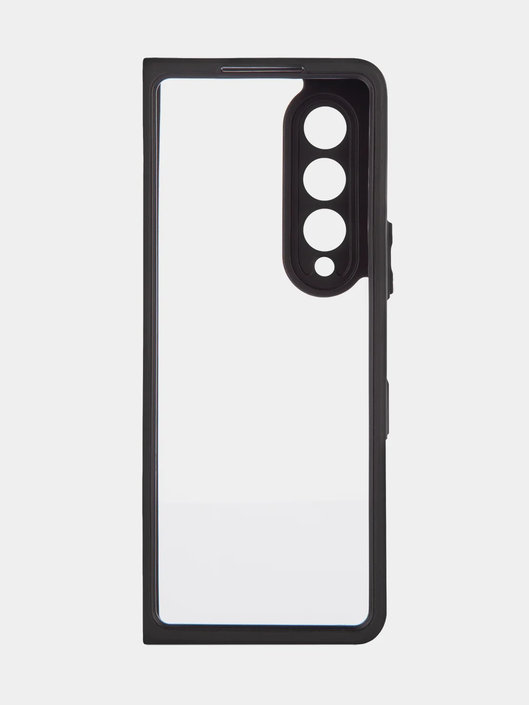 Прозрачный чехол для Samsung Galaxy Z Fold 4, ROSCO, противоударный, силиконовая окантовка