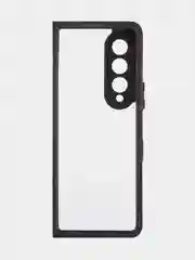 Прозрачный чехол для Samsung Galaxy Z Fold 4, ROSCO, противоударный, силиконовая окантовка