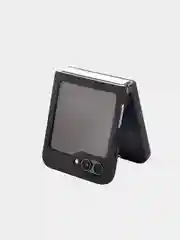 Прозрачный чехол для Samsung Galaxy Z Flip 5 пластиковый ROSCO противоударный, силиконовая окантовка