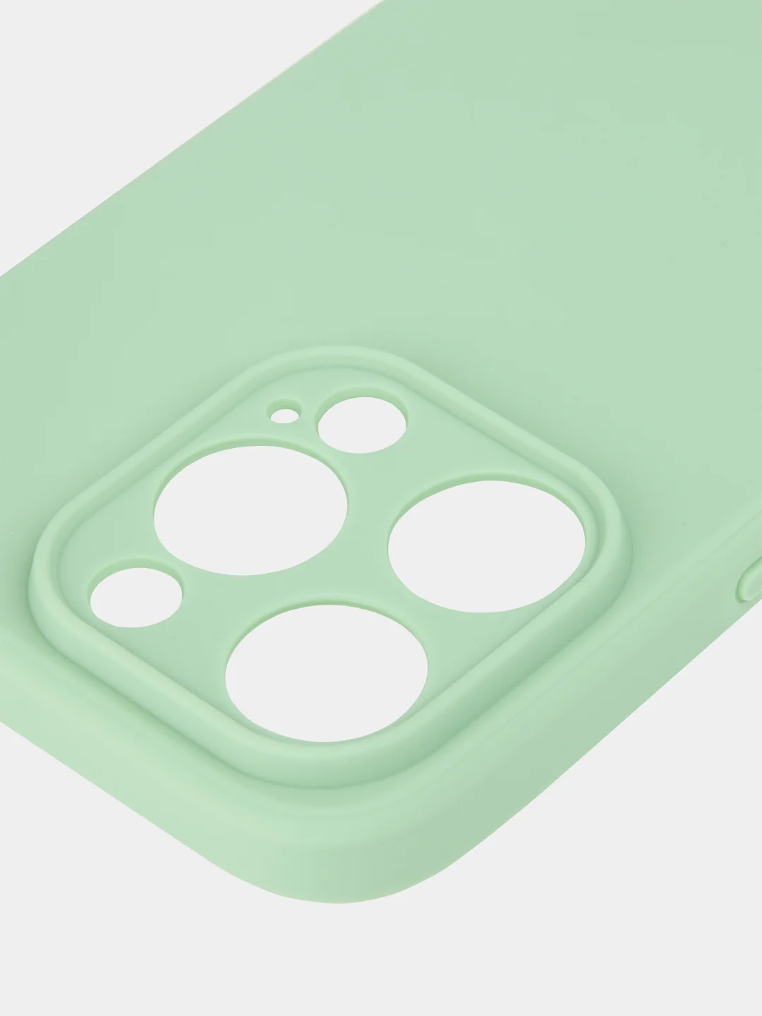 Зеленый чехол и стекло для Apple iPhone 15 Pro силиконовый ROSCO матовый тонкий с защитой камер