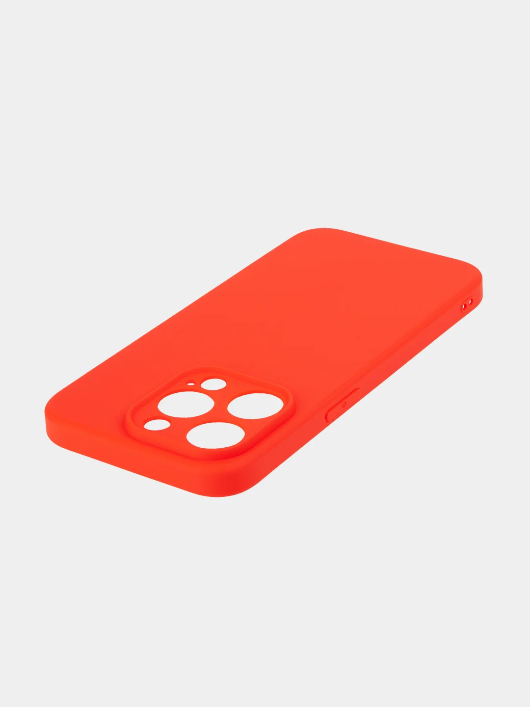 Красный чехол и стекло для Apple iPhone 15 Pro силиконовый ROSCO матовый тонкий с защитой камер