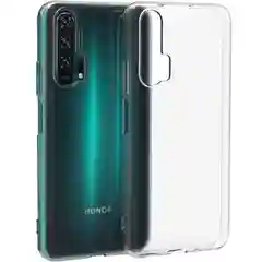 Прозрачный противоударный чехол для Honor 20 Pro силиконовый Rosco с усиленными углами, защитой камер