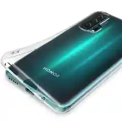 Прозрачный противоударный чехол для Honor 20 Pro силиконовый Rosco с усиленными углами, защитой камер