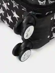 Угольный чемодан дорожный тканевый на колесиках, размеры S, M, L, с кодовым замком