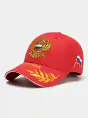 Красный бейсболка RUSSIA / Россия / с Гербом / лето /весна / осень / зима / мужская / женская