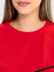 Красный женский спортивный костюм: свитшот и штаны