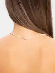 Серый цепочка на шею