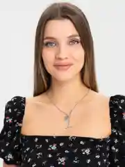 Серебряный колье-цепи из стали
