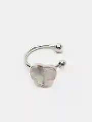 Серебряный каффы,серьги