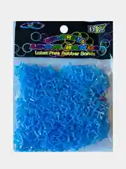 Синий набор резинок для плетения Loom Bands 600 штук "Звезда"