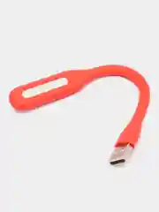 Светильник светодиодный LuazON A-05, USB, гибкий, 5 Ватт, 6 диодов, красный