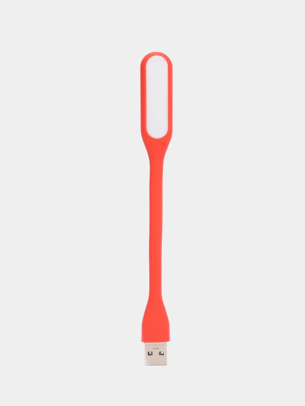 Светильник светодиодный LuazON A-05, USB, гибкий, 5 Ватт, 6 диодов, красный