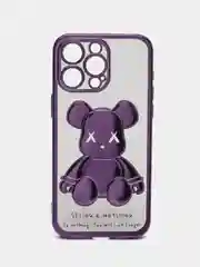 Пурпурный чехол для iPhone 11, 13, 14, 15, Pro, Max, чехол на айфон силиконовый с принтом KAWS