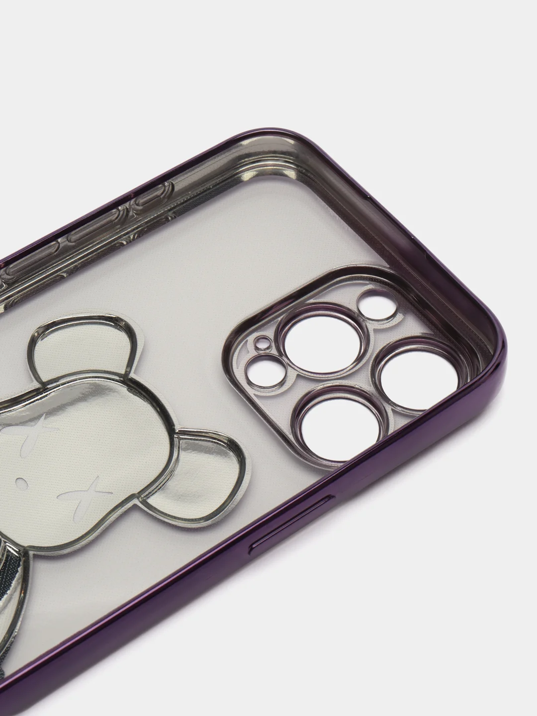 Пурпурный чехол для iPhone 11, 13, 14, 15, Pro, Max, чехол на айфон силиконовый с принтом KAWS