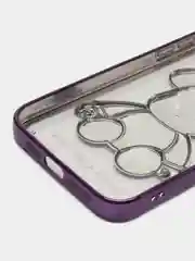 Пурпурный чехол для iPhone 11, 13, 14, 15, Pro, Max, чехол на айфон силиконовый с принтом KAWS