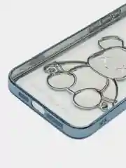 Синий чехол для iPhone 11, 13, 14, 15, Pro, Max, чехол на айфон силиконовый с принтом KAWS
