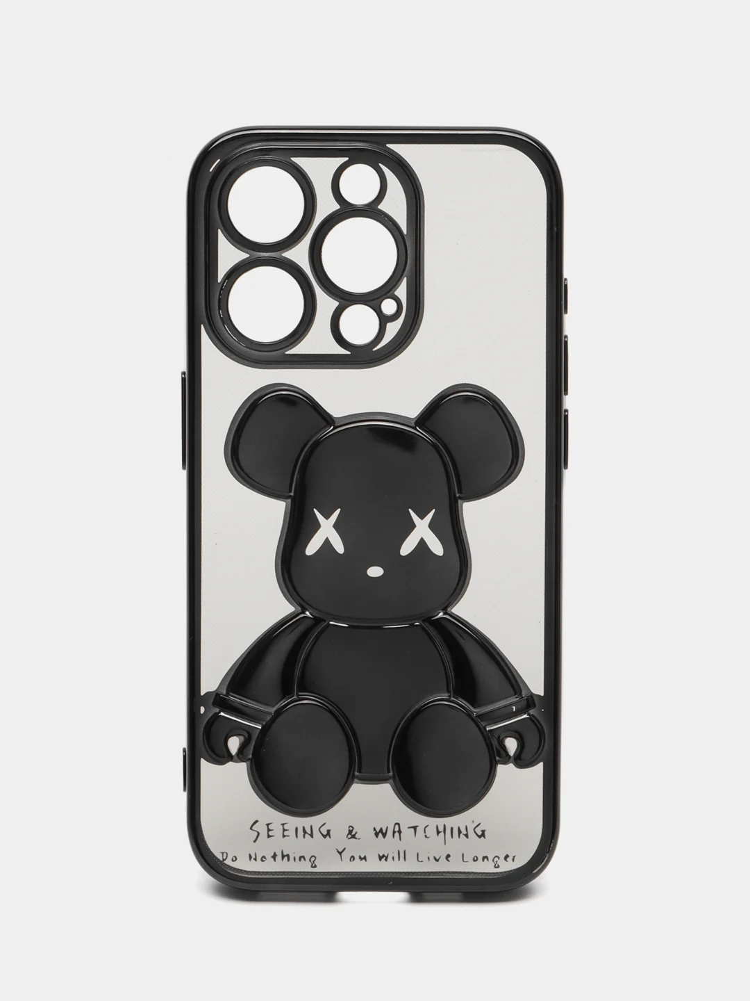 Синий чехол для iPhone 11, 13, 14, 15, Pro, Max, чехол на айфон силиконовый с принтом KAWS