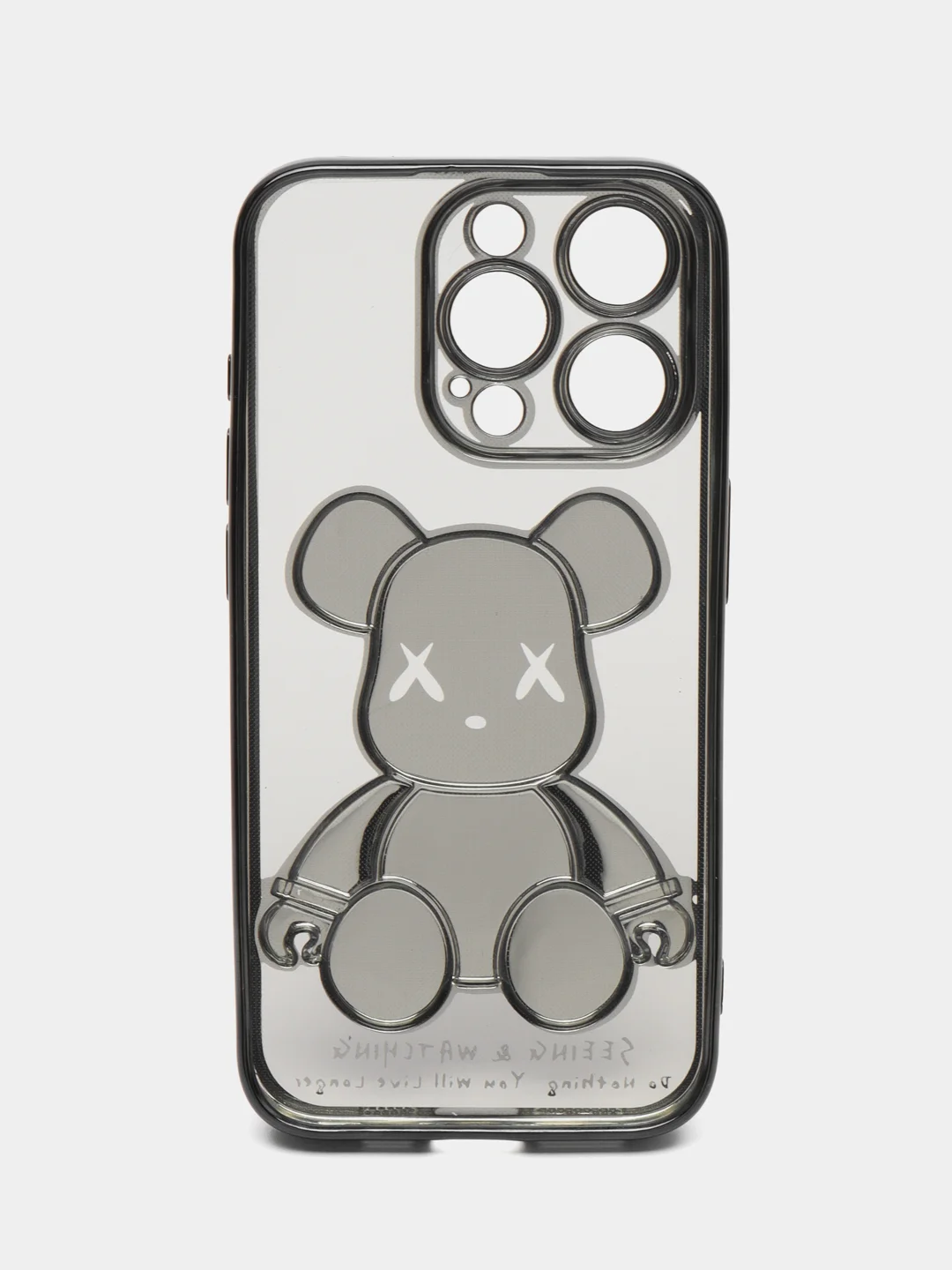 Синий чехол для iPhone 11, 13, 14, 15, Pro, Max, чехол на айфон силиконовый с принтом KAWS