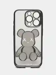 Синий чехол для iPhone 11, 13, 14, 15, Pro, Max, чехол на айфон силиконовый с принтом KAWS