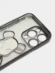 Синий чехол для iPhone 11, 13, 14, 15, Pro, Max, чехол на айфон силиконовый с принтом KAWS