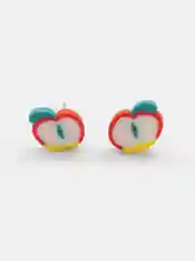 Кремовый серьги форме сердечек, разных фруктов и животных