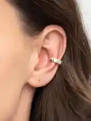 Серебряный каффы на уши, серьги без прокола