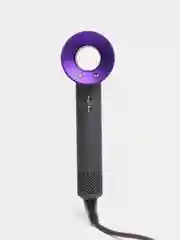 Фиолетовый фен для укладки и сушки волос Super Hair, с разными насадками