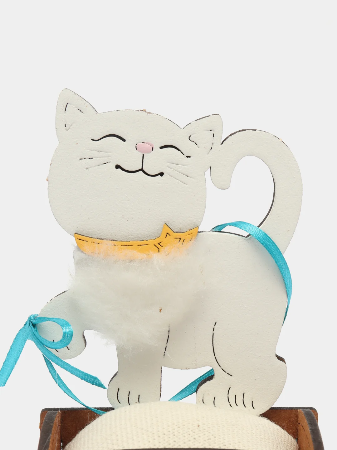Игольница сувенирная "Кот Помощник", подарок бабушке, маме. ТМ Канышевы