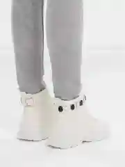 Бежевый кеды женские, белые