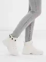 Бежевый кеды женские, белые