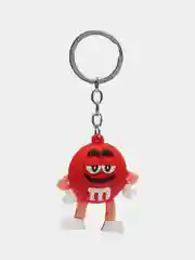 Красный стильный 3D брелок M&Ms /на рюкзак/на ключи