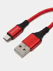Красный кабель зарядный BOROFONE BX54, 1 m, Micro-USB/Type-C/Lightning, для Android и Apple iPhone