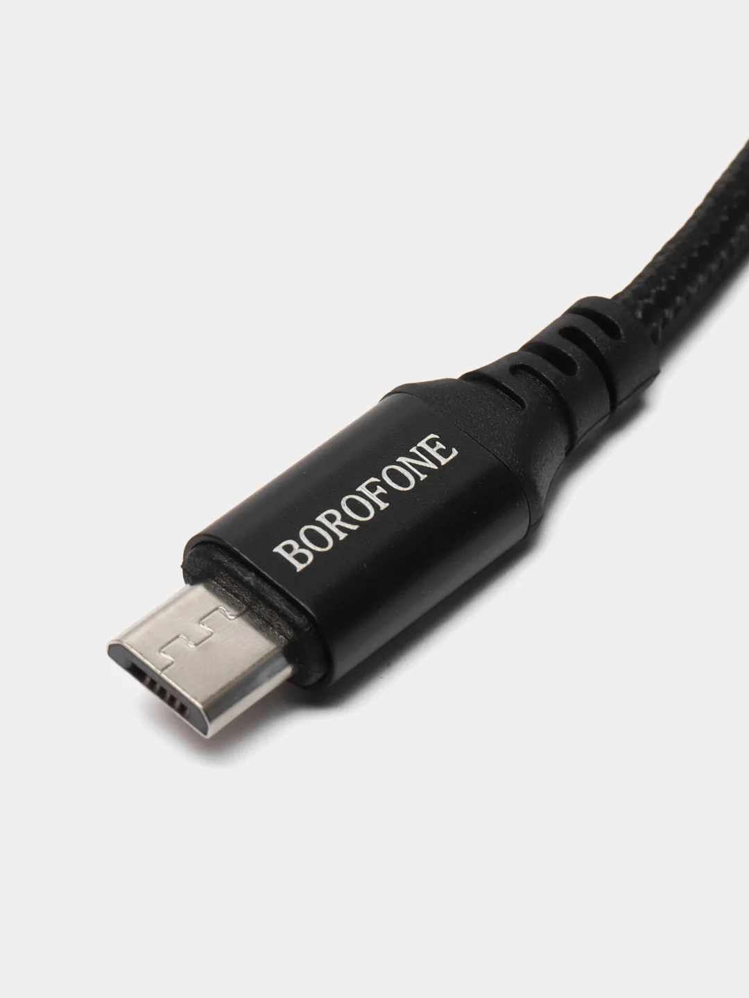 Черный кабель зарядный BOROFONE BX54, 1 m, Micro-USB/Type-C/Lightning, для Android и Apple iPhone