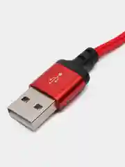 Красный кабель зарядный HOCO X14, Type-C / Micro-USB / Lightning для Android и iPhone