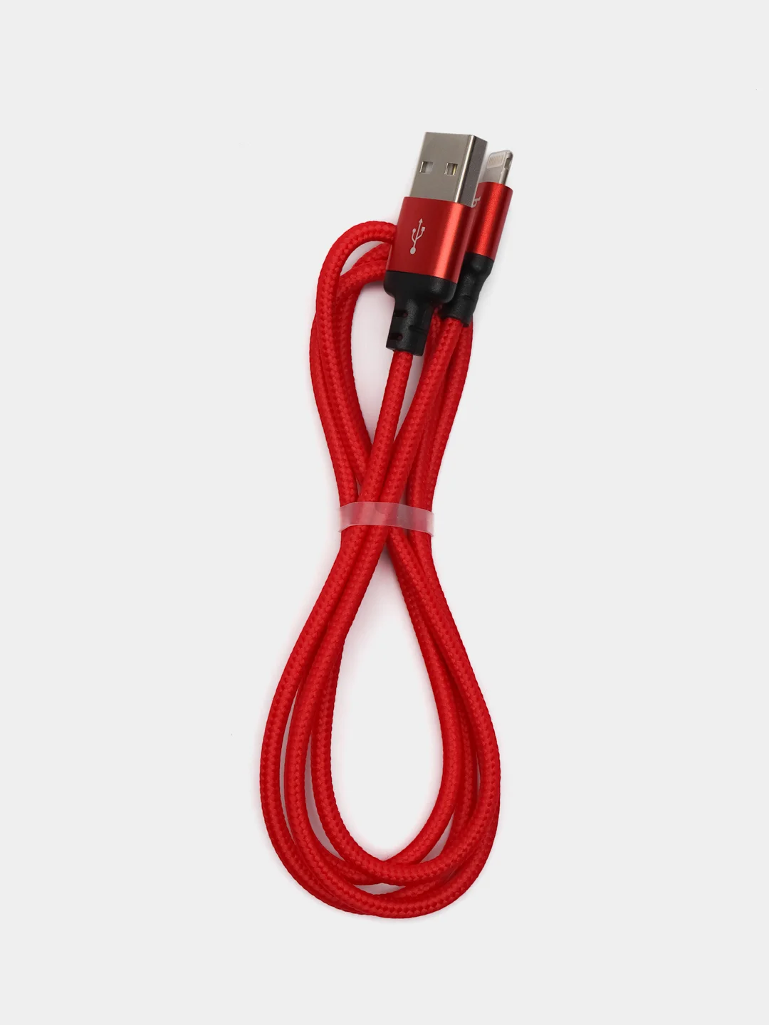 Красный кабель зарядный HOCO X14, Type-C / Micro-USB / Lightning для Android и iPhone