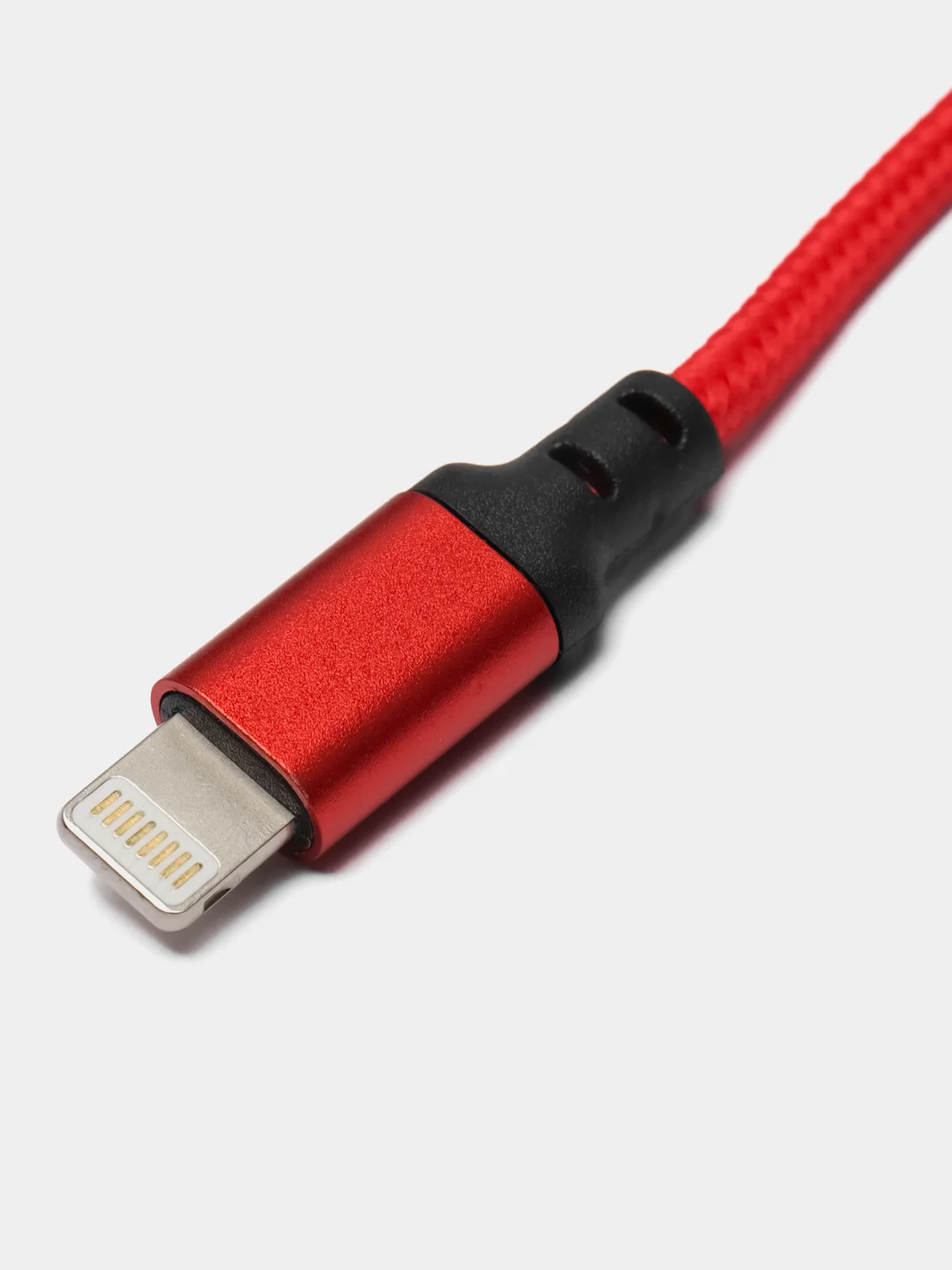 Красный кабель зарядный HOCO X14, Type-C / Micro-USB / Lightning для Android и iPhone